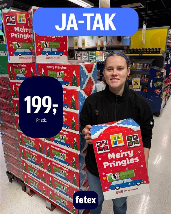PRINGLES JULEKALENDER JA TAK